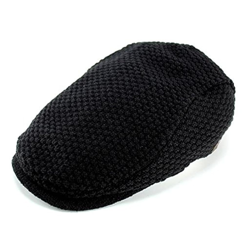 美品⭐️ボルサリーノ　Borsalino ファーフェルト　ハンチング　ブラック 送料無料 Borsalino ボルサリーノ Fur Felt Hunting ファー